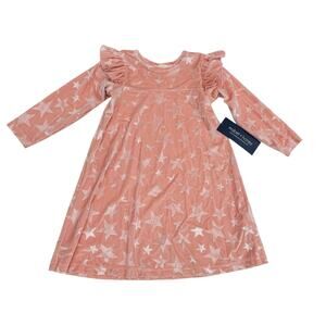 NWT Mabel + Honey 4T Starblush Velvet Dress